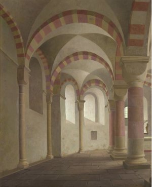 De Noordelijke omgang van de Crypte in de Dom van Speyer