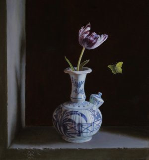 Erkin > Stilleven met Rembrandt tulp  kopen?