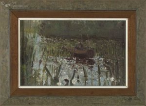 最新館藏 > Vijver met vissersboot- Sassenhein kopen?