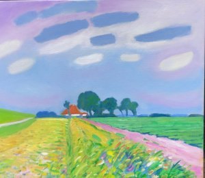New arrivals > Landschap bij de Waddenzeedijk kopen?